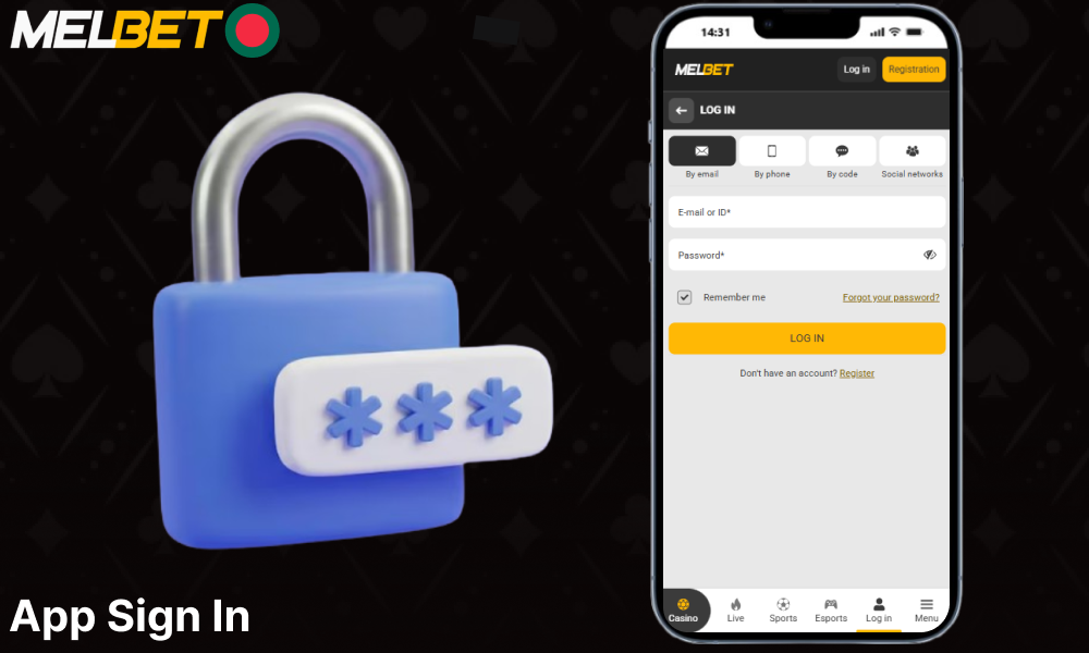 Guide on logging in to a Melbet app account for players from Bangladesh