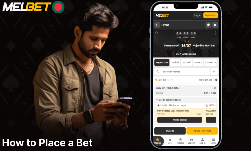 Guide on making sports bets on the Melbet mobile app for players from Bangladesh