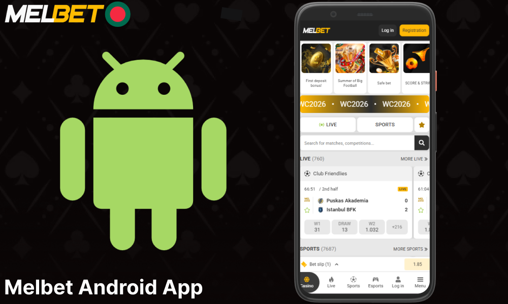 Melbet Android app available for players from Bangladesh