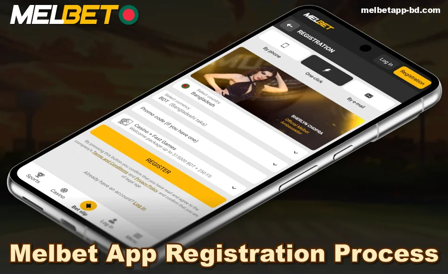 Create an Account in Melbet App in Bangladesh