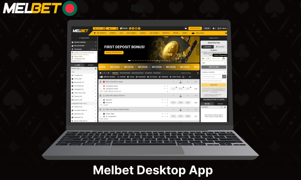 Melbet desktop app available for players from Bangladesh